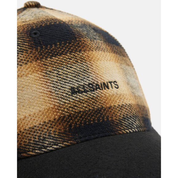 AllSaints Telesto Checked Baseball Cap - Picture 5 of 5